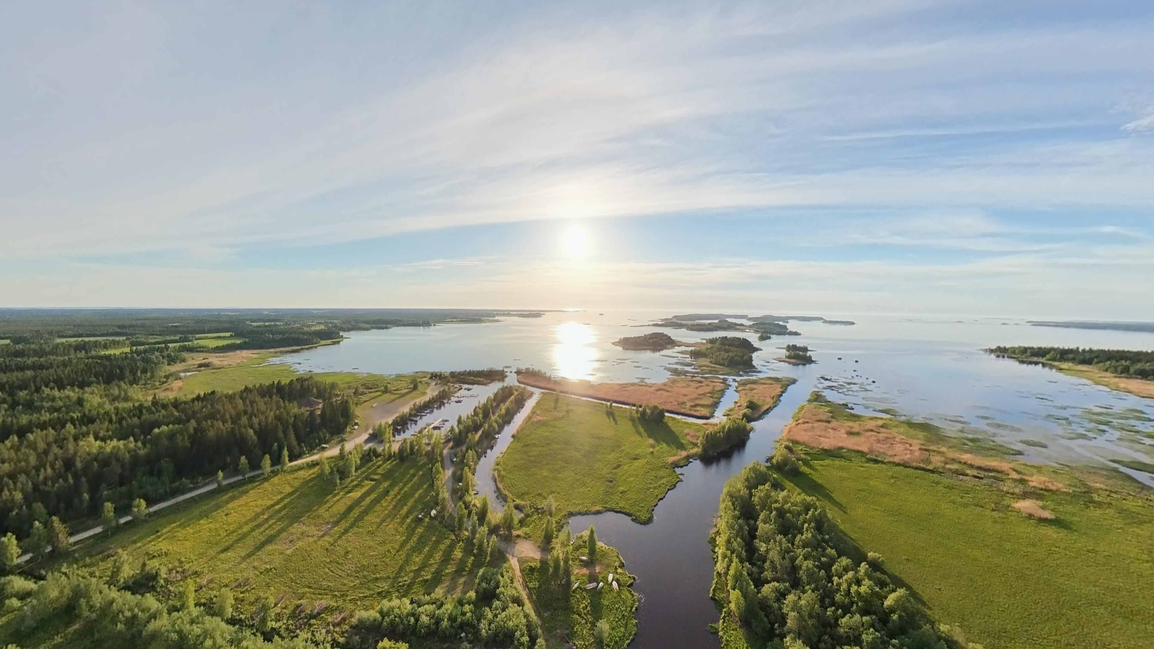 Alaviirteenlahti ilmakuva kesä 2026